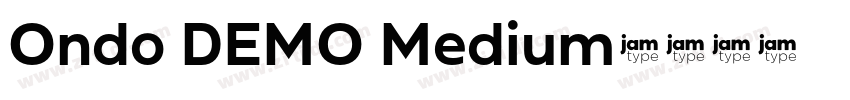 Ondo DEMO Medium字体转换